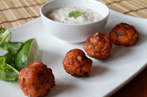 Thai Fish Balls with Lime Mayonnaise - Simple Comfort Food