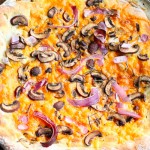 Mushroom, Onion, and Rosemary Pizza